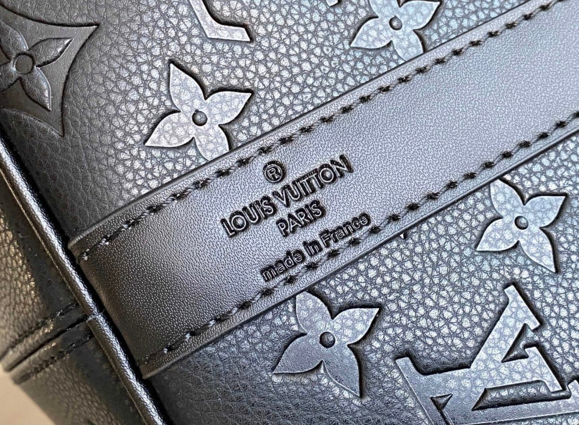 LV Leather Black Bag