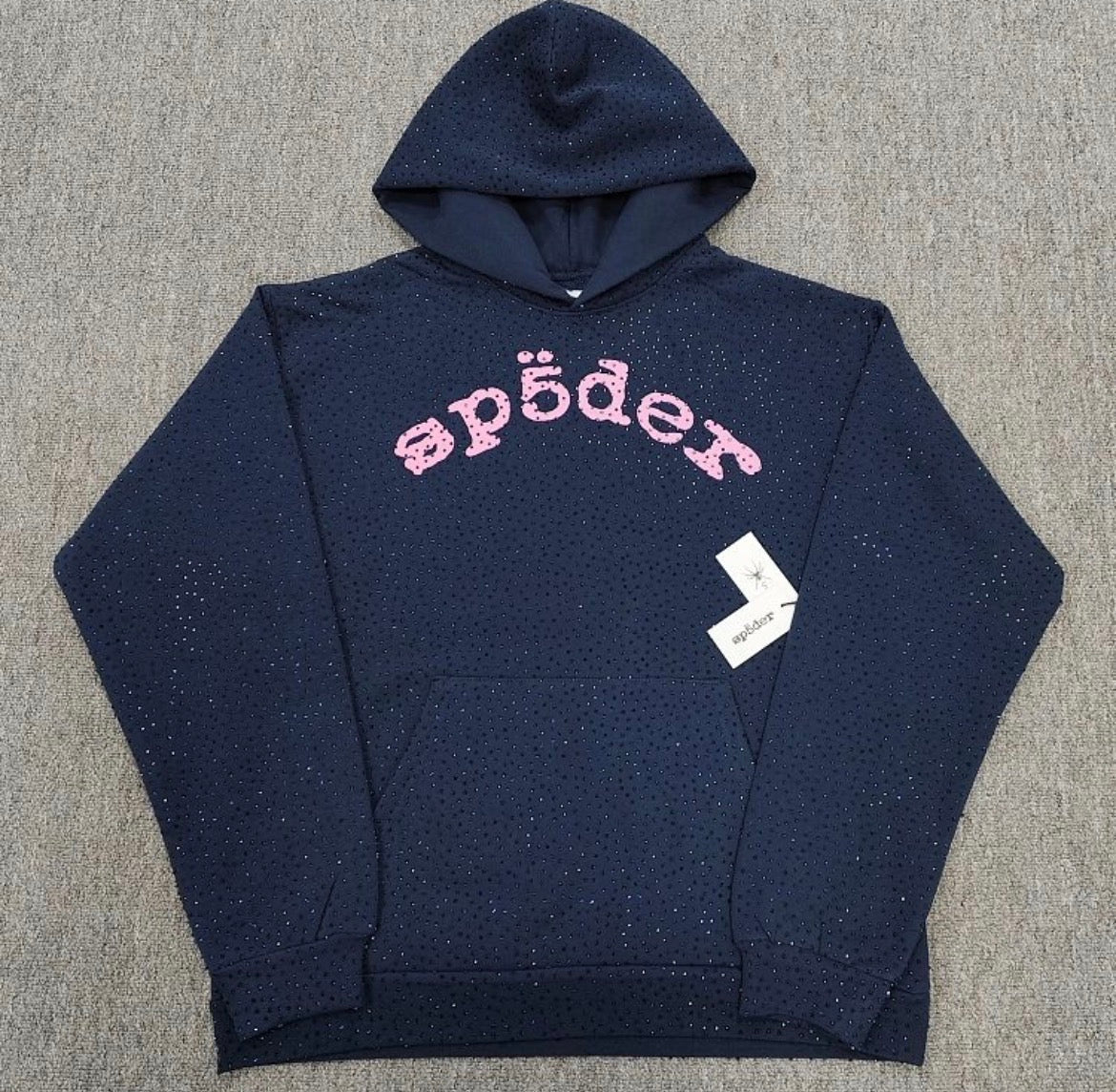 Rhinestones Sp5der hoodie